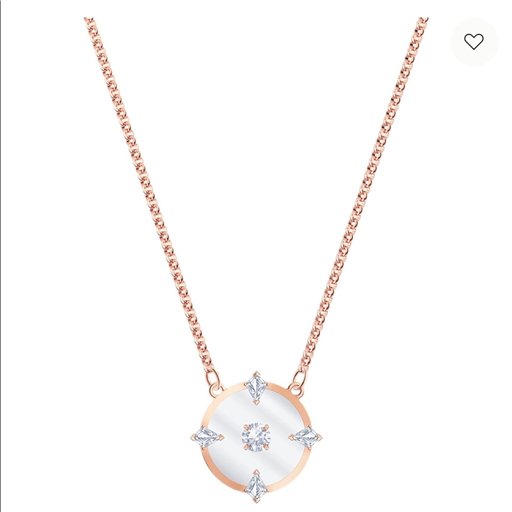 Swarovski North necklace New
White, Rose-gold tone plated